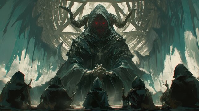 Satanists summoned a demon