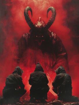 Satanists summoned a demon