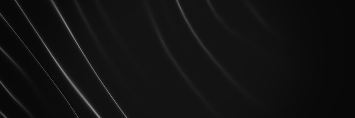 Abstract black wave background. Black ripple.