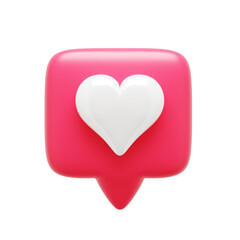 Love Notification 3d Icon