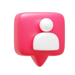 Followers 3d Icon Right