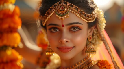 Bharatanatyam Dance Performance with Graceful 