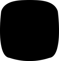 square frames with round corners icons, Vector graphic design template, simple abstract geometric shapes. Trendy graphic elements for your unique design. isolated on transparent background,