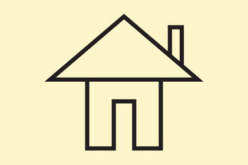 Collection home icons. House symbol. Set of real estate objects and houses black icons isolated on white background. Vector illustration.