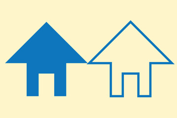 House icon set. Home vector illustration sign. Hotel symbol.