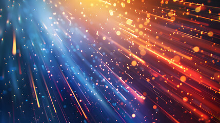 abstract colorful lights rays background