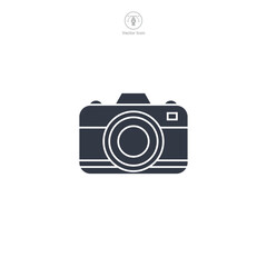 Camera Icon symbol vector illustration isolated on white background
