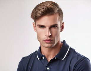 Obraz premium Studio Portrait of Young Handsome Man
