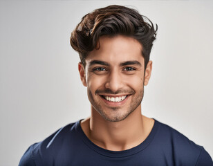 Obraz premium Studio Portrait of Young Handsome Man