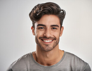 Fototapeta premium Studio Portrait of Young Handsome Man