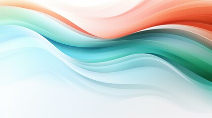 Fototapeta premium Vibrant wavy Indian flag design backdrop