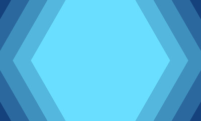 blank banner design blue hexagon pattern