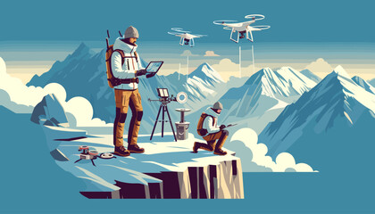 Obraz premium Concept vector illustration of business situation.