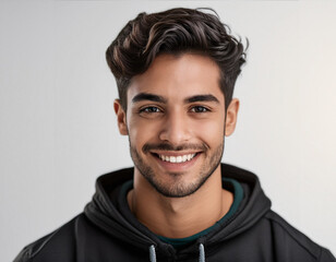 Obraz premium Studio Portrait of Young Handsome Man