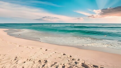 Tranquility at a Tropical Beach
