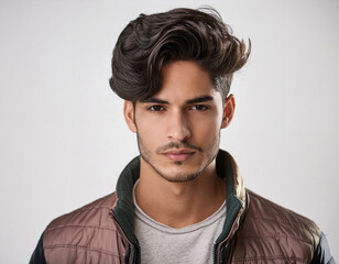 Fototapeta premium Studio Portrait of Young Handsome Man