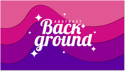 Abstract paper cut shape wave background