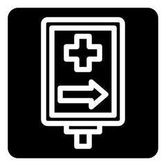 Obraz premium HOSPITAL SIGN,,healthcare and medical,burocratic,Admission.svg