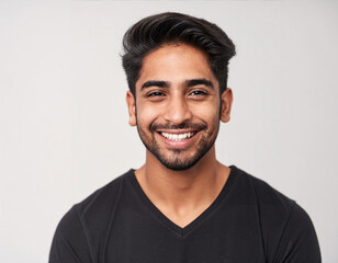 Obraz premium Studio Portrait of Young Handsome Man