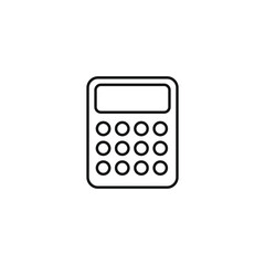 Calculator icon vector. EPS 10 editable vector