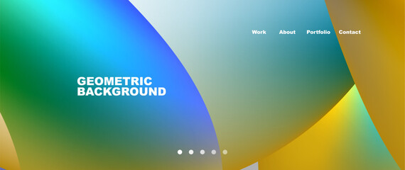 Dynamic flowing shapes concept design composition. Vector Illustration For Wallpaper, Banner, Background, Card, Book Illustration, landing page