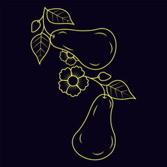 Hand-drawn floral illustration