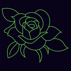 Hand-drawn floral illustration