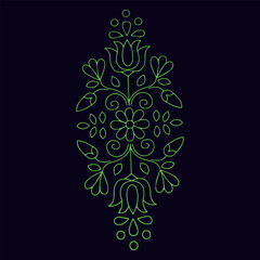 Hand-drawn floral illustration