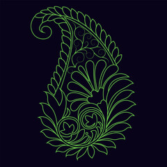 Hand-drawn floral illustration