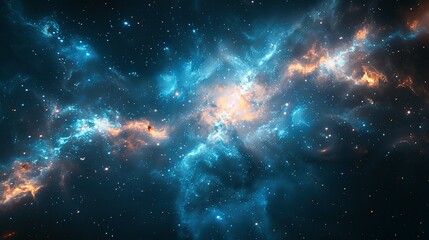 Obraz premium Spectacular Night Sky: Uncovering the Universe with Fresh Insight