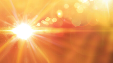 Obraz premium A series of radiant images featuring bright, golden light rays and bokeh effects, creating a warm and glowing atmosphere reminiscent of sunshine or festive lights