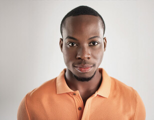 Obraz premium Studio Portrait of Young Handsome Man