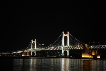 Obraz premium 광안대교 부산 야경