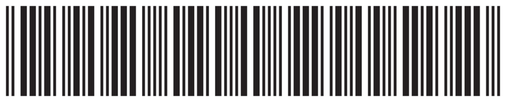  Barcode icon. Barcode vector icon. Simple fake bar code. Bar code for web design. Barcode product distribution icon. Vector illustration  isolated on white background.