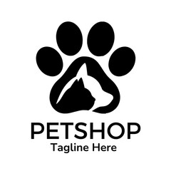 Pet shop logo vector 