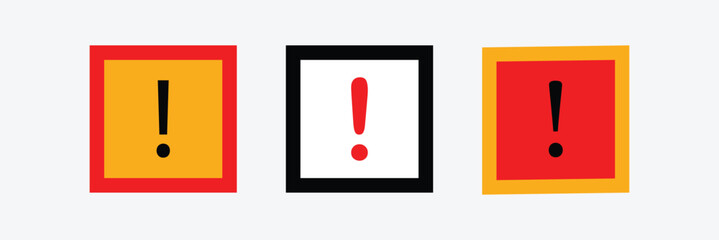 General Warning Attention Sign Alert to Various Safety Hazards