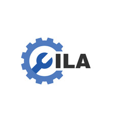 Obraz premium ILA letter logo design on white background. ILA logo. ILA creative initials letter Monogram logo icon concept. ILA letter design