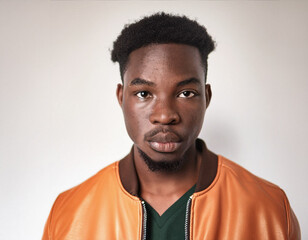 Fototapeta premium Studio Portrait of Young Handsome Man