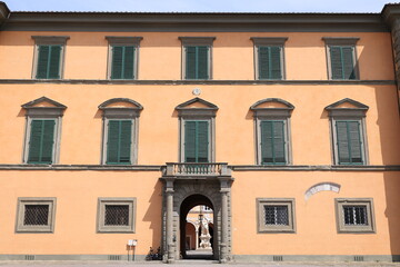 Blick in die Altstadt von Pisa in Italien	