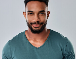 Fototapeta premium Studio Portrait of Young Handsome Man