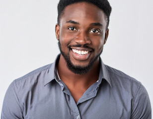 Obraz premium Studio Portrait of Young Handsome Man