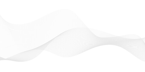 Abstract vector illustration of gray colored wave lines - vector background