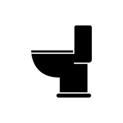 Toilet icon vector. WC illustration sign. Bathroom symbol. restroom logo.