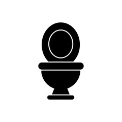 Toilet icon vector. WC illustration sign. Bathroom symbol. restroom logo.