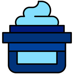 Beauty cream, cream, facial cream, moisturizing cream Icon