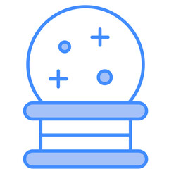 Fototapeta premium Ball, crystal, halloween, omen Icon