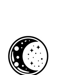 Moon Vector Illustration