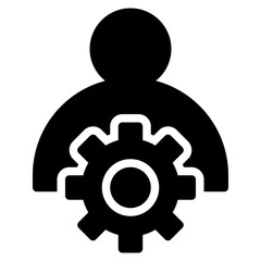 User settings icon illustration