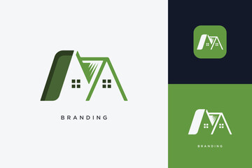 Home Building Logo Modern Structure