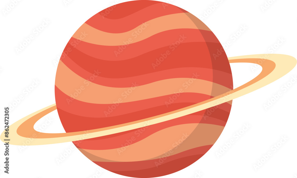 Wall mural Planet Illustration Simple